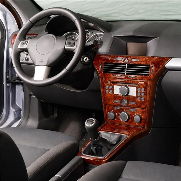 Opel Astra H 2004-2010 3D Cockpit Dekor Interieurleisten Set 10-teilig