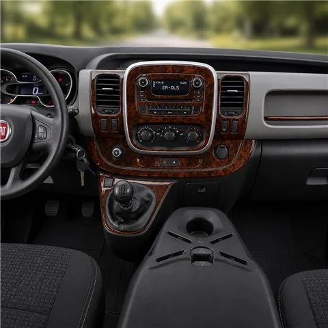 Fiat Talento 2015+ 3D Armaturenbrett-Dekor-Set, 30 Teile