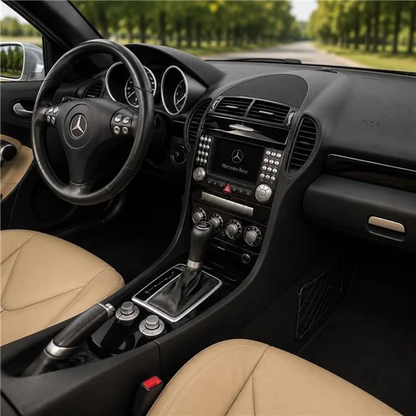 Mercedes-Benz SLK (R171) 2004-2010 3D Cockpit Dekor Interieurleisten Set 18-teilig