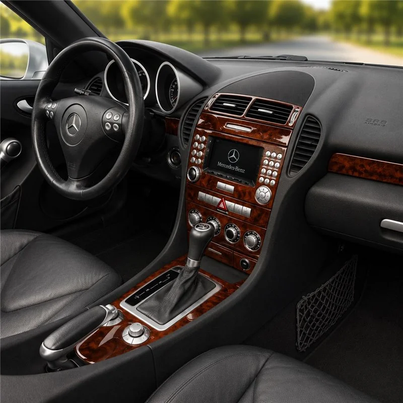 Mercedes-Benz SLK (R171) 2004-2010 3D Cockpit Dekor Interieurleisten Set 18-teilig