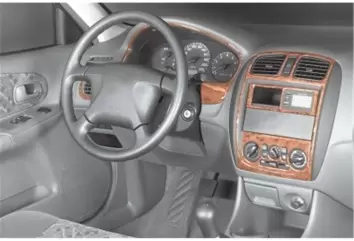 Mazda 323 FS 09.98 - 11.00 Mittelkonsole Armaturendekor Cockpit Dekor 9 -Teile
