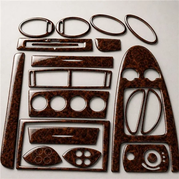 Mercedes-Benz SLK (R171) 2004-2010 3D Cockpit Dekor Interieurleisten Set 18-teilig