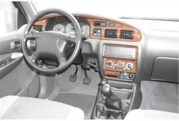 Mazda BT50 Pick-Up 99-12.06 Mittelkonsole Armaturendekor Cockpit Dekor 12-Teilige - 1- Cockpit Dekor Innenraum