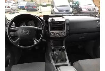 Mazda BT50 Pick-Up Full Set 07.06 - 12.10 Mittelkonsole Armaturendekor Cockpit Dekor 23 -Teile