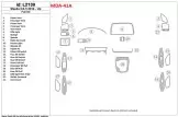 Mazda CX-5 2014-UP Voll Satz BD innenausstattung armaturendekor cockpit dekor
