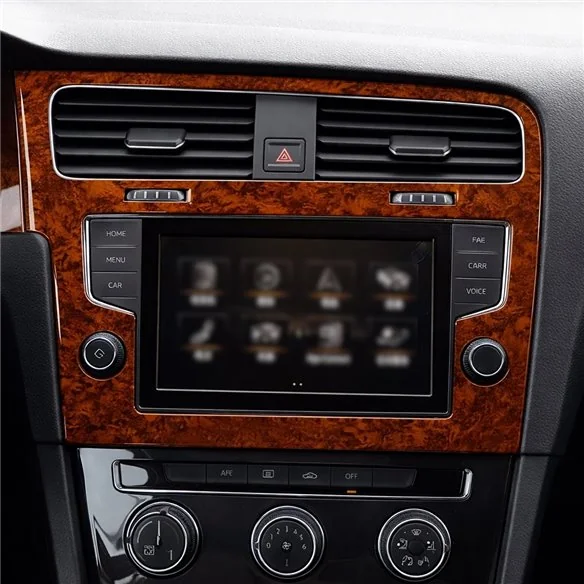 Volkswagen Golf VII 7 2012-2021 3D Cockpit Dekor Interieurleisten Set As shown in product diagram-teilig