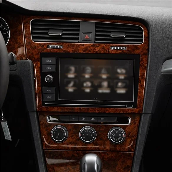 Volkswagen Golf VII 7 2012-2021 3D Cockpit Dekor Interieurleisten Set As shown in product diagram-teilig