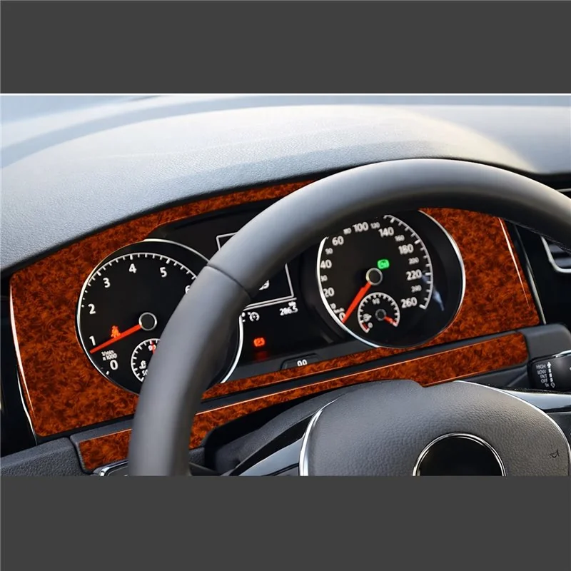 Volkswagen Golf VII 7 2012-2021 3D Cockpit Dekor Interieurleisten Set As shown in product diagram-teilig