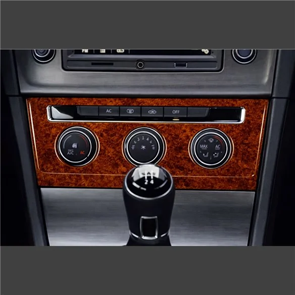 Volkswagen Golf VII 7 2012-2021 3D Cockpit Dekor Interieurleisten Set As shown in product diagram-teilig