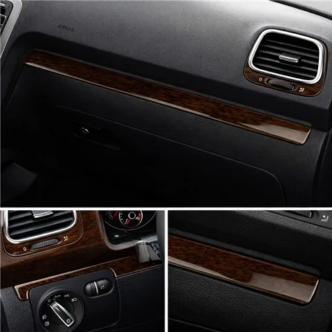 Volkswagen Scirocco 2013-heute 3D Cockpit Dekor Interieurleisten Set 16-teilig 2