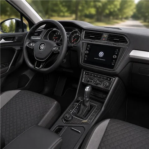 Volkswagen Tiguan 2018-2024 3D Cockpit Dekor Interieurleisten Set 21-teilig
