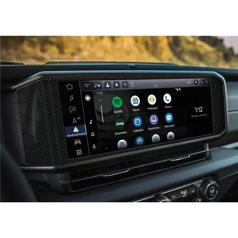 Jeep Wrangler Unlimited Rubicon 2024 3D Cockpit Dekor Interieurleisten Set 35-teilig