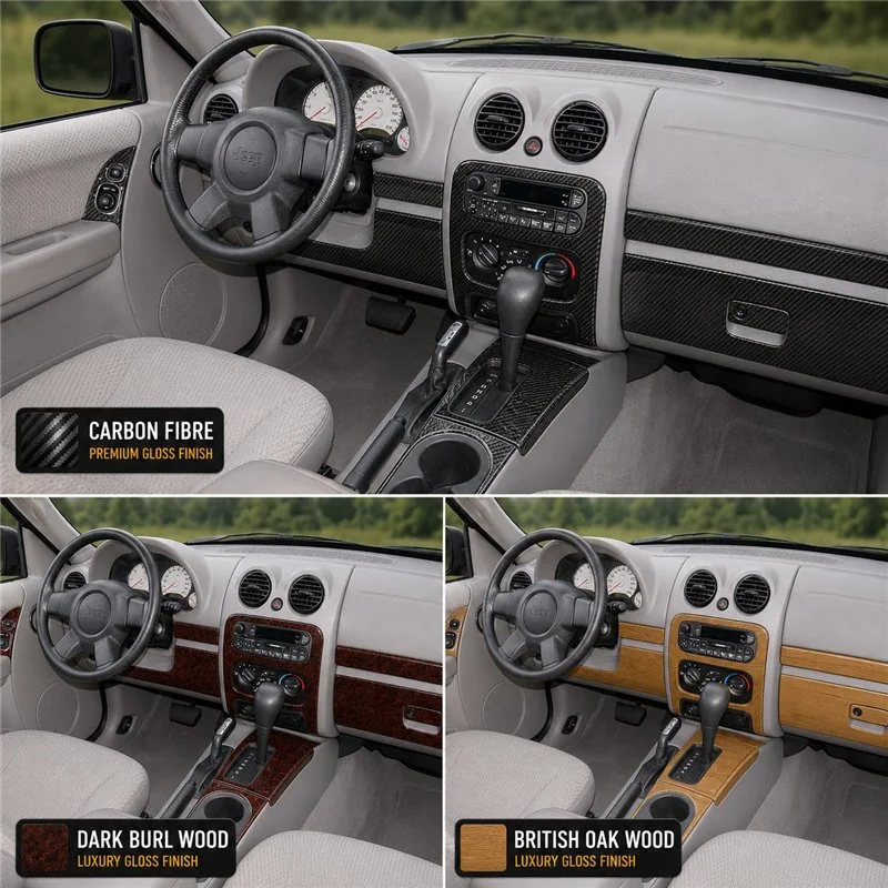 Jeep Liberty 2002-2004 3D Cockpit Dekor Interieurleisten Set Full Set / as shown in product diagram-teilig