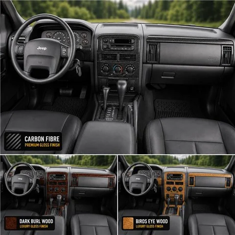 Jeep Grand Cherokee 2003-2004 3D Cockpit Dekor Interieurleisten Set Full Set / as shown in product diagram-teilig 2