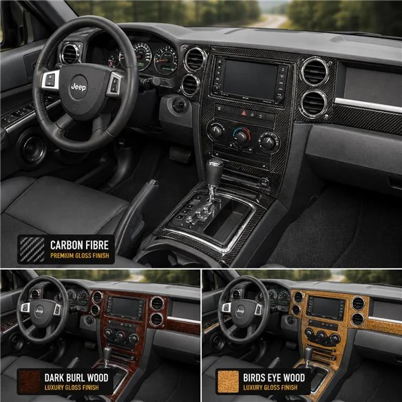 Jeep Commander 2008-heute 3D Cockpit Dekor Interieurleisten Set Full Set / as shown in product diagram-teilig