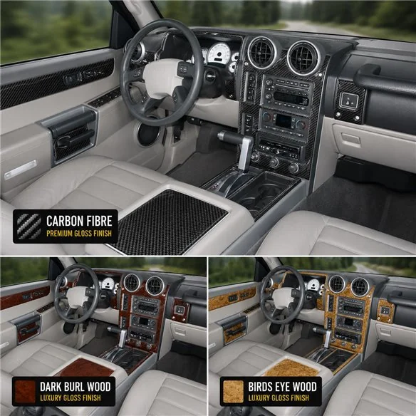 Hummer H2 2003-2007 3D Cockpit Dekor Interieurleisten Set Full Set / as shown in product diagram-teilig