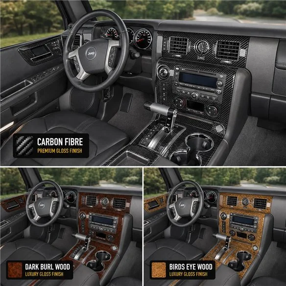 Hummer H2 2008-heute 3D Cockpit Dekor Interieurleisten Set Full Set / as shown in product diagram-teilig