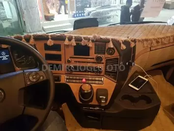 Mercedes Actros Antos 2016 Mittelkonsole Armaturendekor Cockpit Dekor 26-Teilige - 1