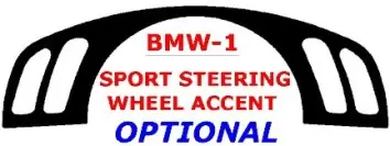 BMW X5 1998-2006 Sport Steering Wheel Accent BD innenausstattung armaturendekor cockpit dekor