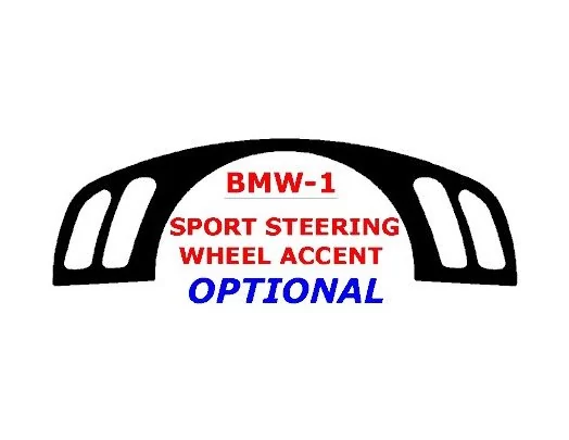 BMW X5 1998-2006 Sport Steering Wheel Accent BD innenausstattung armaturendekor cockpit dekor