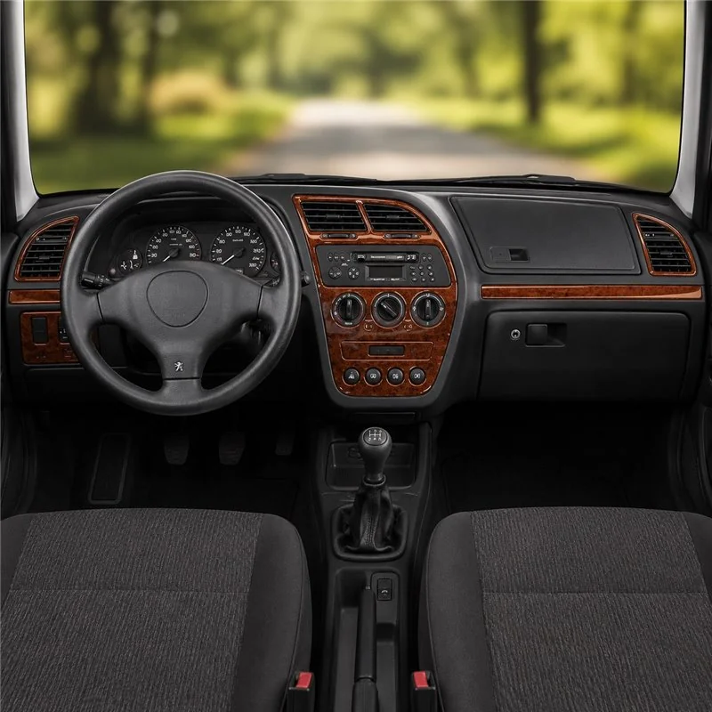 Peugeot 306 1993-1997 3D Armaturenbrett-Dekor-Set, 13 Teile
