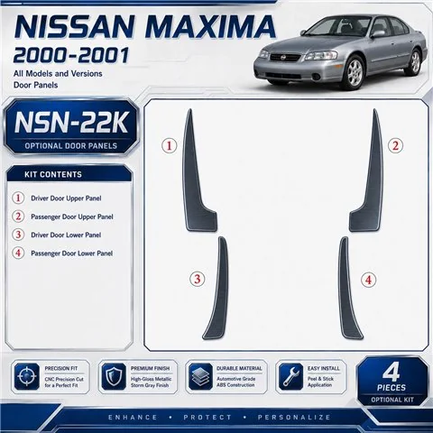 Nissan Maxima 2000-2001 3D Cockpit Dekor Interieurleisten Set 4-teilig