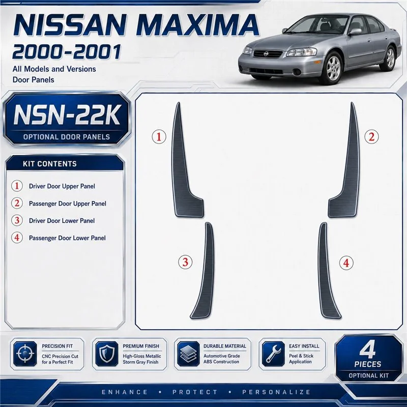 Nissan Maxima 2000-2001 3D Cockpit Dekor Interieurleisten Set 4-teilig