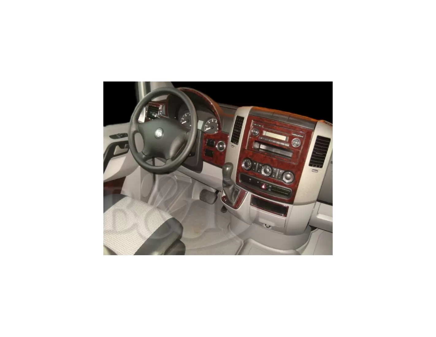 Mercedes Sprinter 2007-2010 Voll Satz BD innenausstattung armaturendekor cockpit dekor - 1- Cockpit Dekor Innenraum