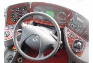 Mercedes Tourismo 07-12.10 Mittelkonsole Armaturendekor Cockpit Dekor 19-Teilige - 1