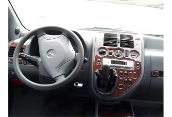 Mercedes Vito W638 V-Klasse 03.99 - 01.04 Mittelkonsole Armaturendekor Cockpit Dekor 39 -Teile