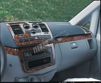 Mercedes Vito W639 01.04 - 01.06 Mittelkonsole Armaturendekor Cockpit Dekor 22 -Teile