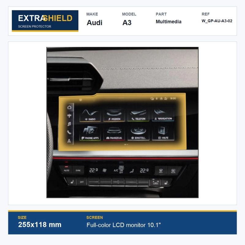Audi A3 Multimedia ExtraShield Screen Protector