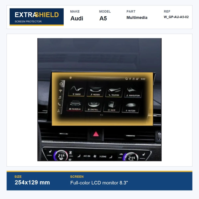 Audi A5 Multimedia ExtraShield Screen Protector