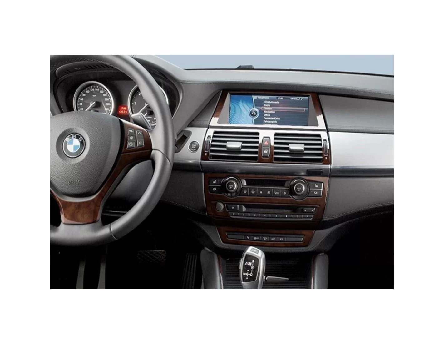BMW X6 E71 2008-2014 Mittelkonsole Armaturendekor Cockpit Dekor 41-Teilige - 1- Cockpit Dekor Innenraum