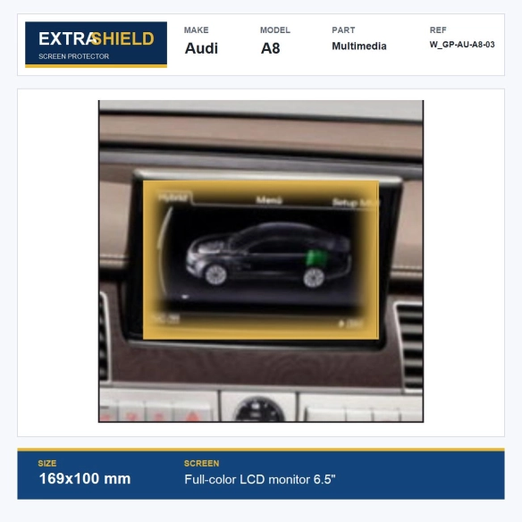 Audi A8 Multimedia ExtraShield Screen Protector