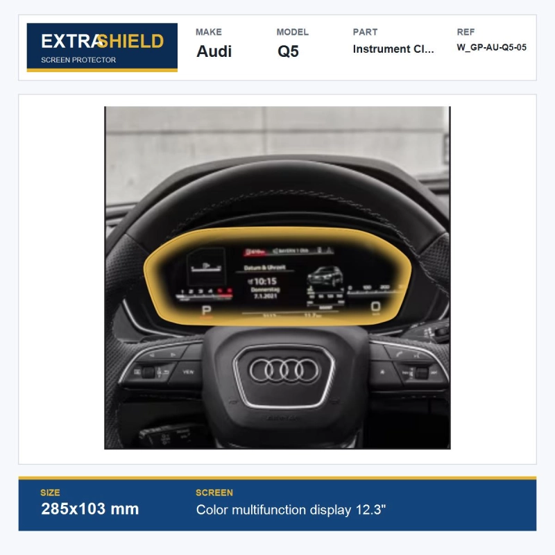 Audi Q5 Instrument Cluster ExtraShield Screen Protector
