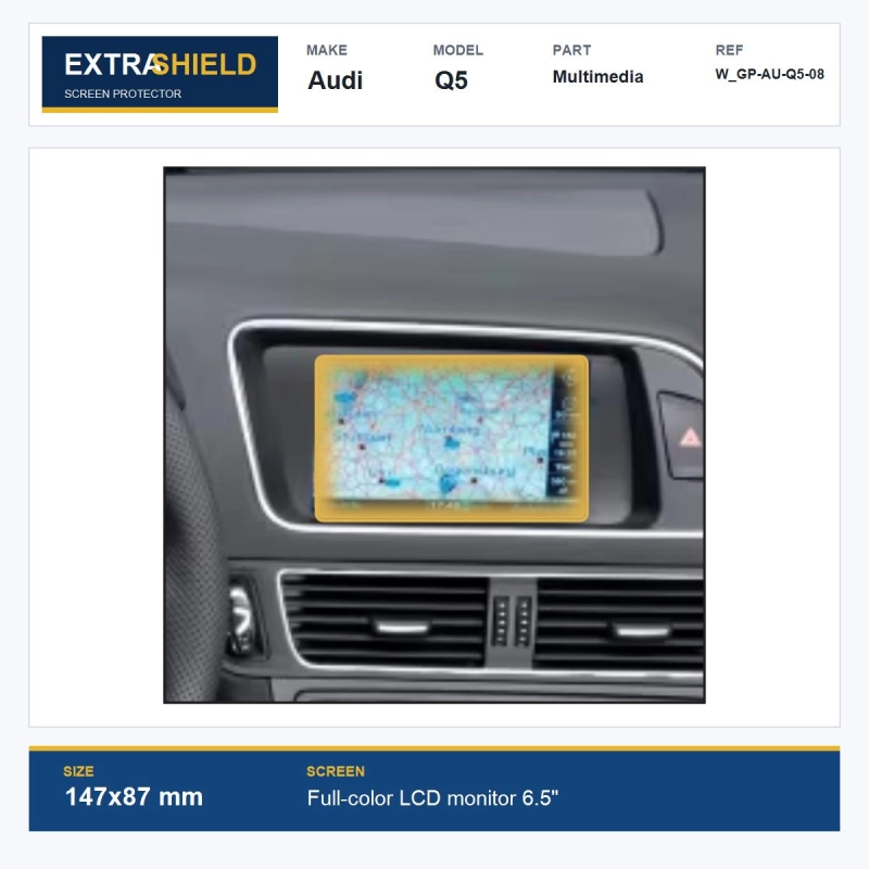 Audi Q5 Multimedia ExtraShield Screen Protector