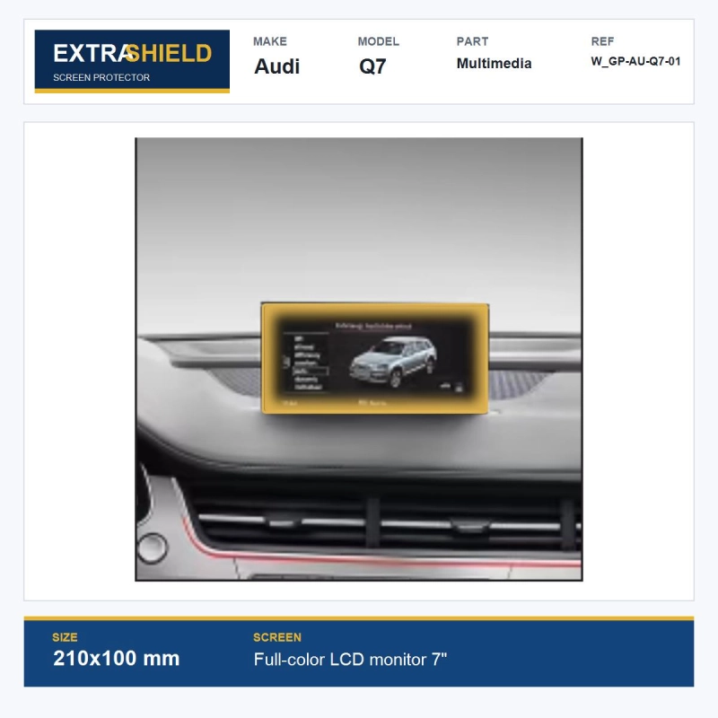 Audi Q7 Multimedia ExtraShield Screen Protector