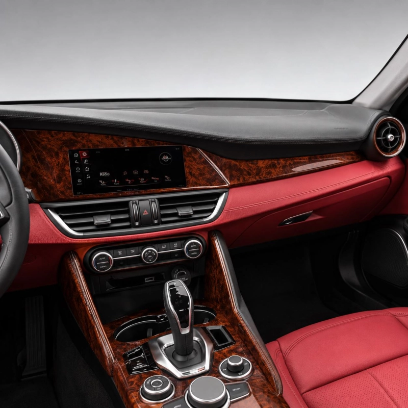 Alfa Romeo 2015 Giulia 952 3D Armaturenbrett-Dekor-Set, 33 Teile