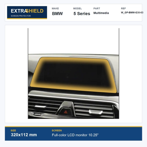 BMW 5 Series Multimedia ExtraShield Screen Protector