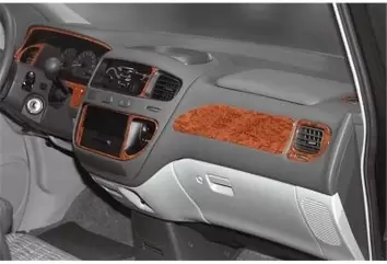 Mitsubishi L 400 05.98 12.06 Mittelkonsole Armaturendekor Cockpit Dekor 13 -Teile