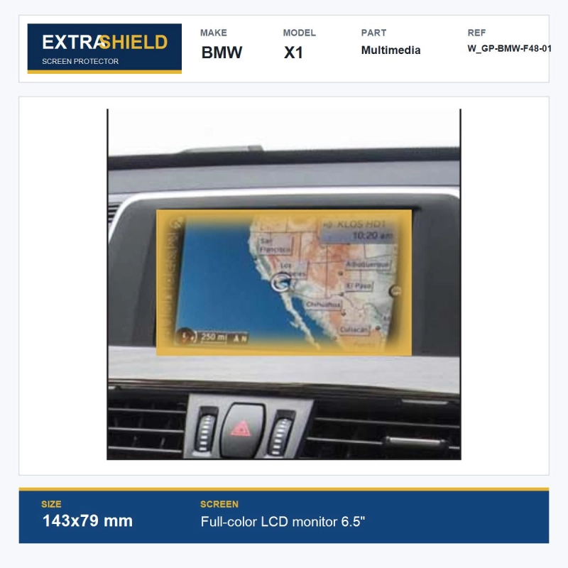 BMW X1 Multimedia ExtraShield Screen Protector