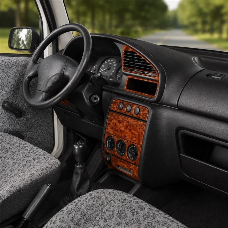 Peugeot Partner 1996-2002 3D Armaturenbrett-Dekor-Set, 14 Teile