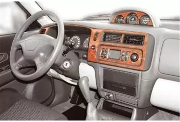 Mitsubishi Pajero Sport 2002 Mittelkonsole Armaturendekor Cockpit Dekor 9-Teilige - 1- Cockpit Dekor Innenraum