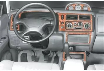 Mitsubishi Pajero Sport 11.98-02 Mittelkonsole Armaturendekor Cockpit Dekor 12-Teilige - 1- Cockpit Dekor Innenraum