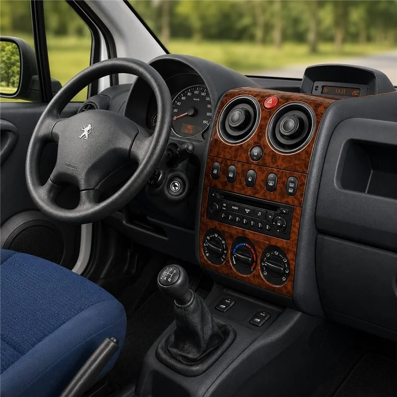 Peugeot Partner 2002-2008 3D Armaturenbrett-Dekor-Set, 11 Teile