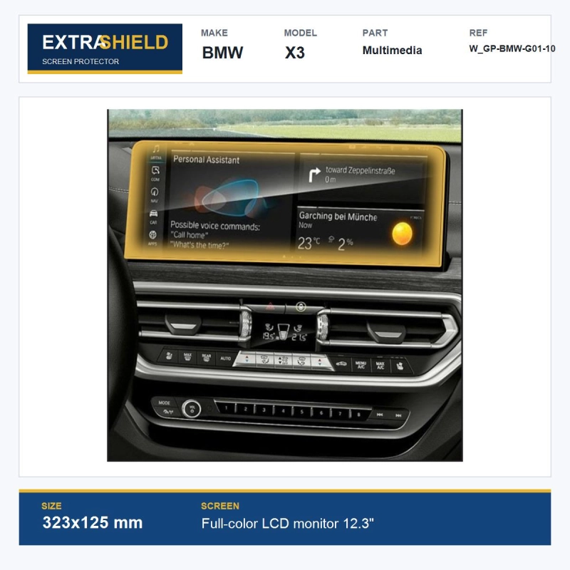 BMW X3 Multimedia ExtraShield Screen Protector