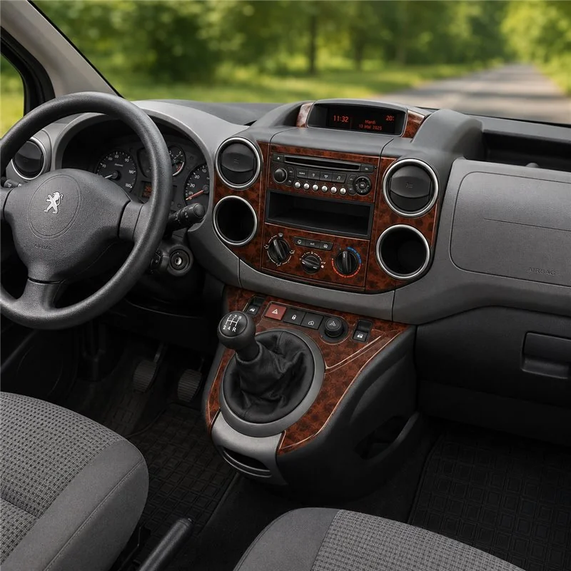 Peugeot Partner 2008+ 3D Armaturenbrett-Dekor-Set, 40 Teile