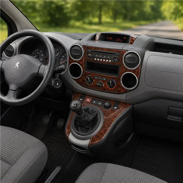 Peugeot Partner 2008+ 3D Armaturenbrett-Dekor-Set, 40 Teile