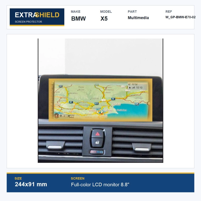 BMW X5 Multimedia ExtraShield Screen Protector